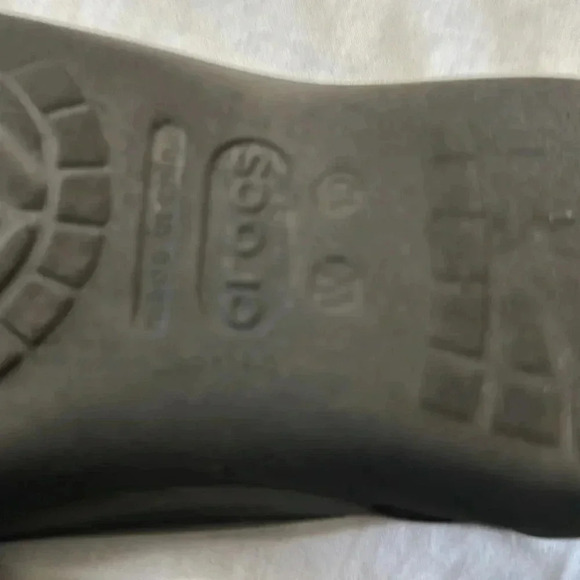 Crocs Women’s Taylor Slingback Flat Shoes size 10 Black - Picture 5 of 6